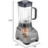 imageCuisinart Blender for Shakes Smoothies ampamp More 35 Peak Hurricane Pro Blender Gunmetal CBT2000P1Gun Metal