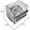 imageAir Fryer  Convection Toaster Oven by Cuisinart 71 Oven with Bake Grill Broil ampamp Warm Options Stainless Steel TOA60Stainless Steel