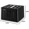 imageCuisinart 4Slice Touchscreen Toaster Black CPTT40P14Slice