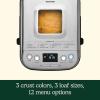 imageCuisinart Bread Maker Machine Compact and Automatic Customizable Settings Up to 2lb Loaves CBK110NASCompact
