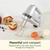 imageCuisinart HM70 Power Advantage 7Speed Hand Mixer SilverWhiteBrushed Chrome