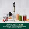 imageCuisinart Hand Blender Smart Stick 2Speed  Powerful ampamp Easy to Use Stick Immersion BlenderforShakes Smoothies Puree Baby Food Soups ampamp Sauces Silver CSB175SVP1Stainless Steel