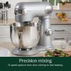 imageCuisinart SM50CO Precision Master 55Quart 12Speed Stand Mixer with Mixing Bowl Chefs Whisk Flat Mixing Paddle Dough Hook and Splash Guard with Pour Spout Blushing Coral ManualSilver Lining