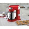 imageCuisinart SM50CO Precision Master 55Quart 12Speed Stand Mixer with Mixing Bowl Chefs Whisk Flat Mixing Paddle Dough Hook and Splash Guard with Pour Spout Blushing Coral ManualRuby Red