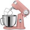 imageCuisinart SM50CO Precision Master 55Quart 12Speed Stand Mixer with Mixing Bowl Chefs Whisk Flat Mixing Paddle Dough Hook and Splash Guard with Pour Spout Blushing Coral ManualBlushing Coral