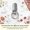 imageCuisinart SM50CO Precision Master 55Quart 12Speed Stand Mixer with Mixing Bowl Chefs Whisk Flat Mixing Paddle Dough Hook and Splash Guard with Pour Spout Blushing Coral ManualSilver Lining
