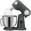 imageCuisinart SM50CO Precision Master 55Quart 12Speed Stand Mixer with Mixing Bowl Chefs Whisk Flat Mixing Paddle Dough Hook and Splash Guard with Pour Spout Blushing Coral ManualGraphite