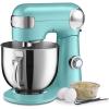 imageCuisinart SM50CO Precision Master 55Quart 12Speed Stand Mixer with Mixing Bowl Chefs Whisk Flat Mixing Paddle Dough Hook and Splash Guard with Pour Spout Blushing Coral ManualDove Gray