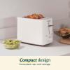 imageCuisinart Soho Collection 2Slice Toaster 7 Toaster Setting Defrost Reheat and Bagel Setting Convenient Rear Cord Storage Black CPT7BKTruffle