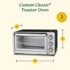 imageCuisinart TOB40N Custom Classic Toaster Oven Broiler Brushed Stainless and BlackToaster Oven