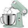 imageCuisinart SM50CO Precision Master 55Quart 12Speed Stand Mixer with Mixing Bowl Chefs Whisk Flat Mixing Paddle Dough Hook and Splash Guard with Pour Spout Blushing Coral ManualAgave Green