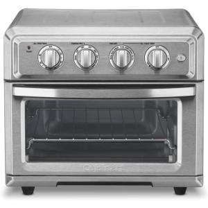 imageAir Fryer  Convection Toaster Oven by Cuisinart 71 Oven with Bake Grill Broil ampamp Warm Options Stainless Steel TOA60Stainless Steel