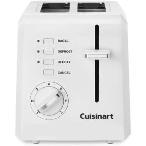 imageCuisinart 2Slice Toaster Compact White CPT122White