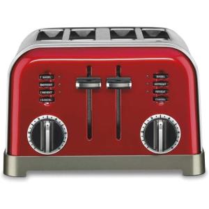 imageCuisinart 4 Slice Toaster Oven Metallic Red CPT180MRP1