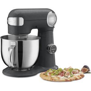 imageCuisinart SM50CO Precision Master 55Quart 12Speed Stand Mixer with Mixing Bowl Chefs Whisk Flat Mixing Paddle Dough Hook and Splash Guard with Pour Spout Blushing Coral ManualGraphite