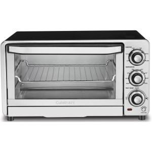 imageCuisinart TOB40N Custom Classic Toaster Oven Broiler Brushed Stainless and BlackToaster Oven