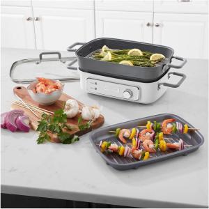 imageCuisinart GRMC3CB STACK5 Multifunctional Grill with Glass Lid