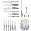 imageCuisinart 15pc Caskata Collection Stainless Steel Hollow Handle Cutlery Block Set C77SS15PKCA