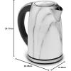 imageCuisinart Caskata PerfecTemp 17Liter Capacity Cordless 1500Watts for Fast Heat Up Stay Cool NonSlip Handle CPK17P1CKMarble