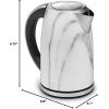 imageCuisinart Caskata PerfecTemp 17Liter Capacity Cordless 1500Watts for Fast Heat Up Stay Cool NonSlip Handle CPK17P1CKMarble