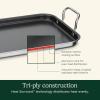 imageCuisinart Griddle Skillet Nonstick Double Burner 10x18Inch MCP4525NSP1