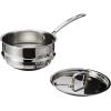 imageCuisinart MCP11120N MultiClad Pro Stainless Skillet 20cm Universal Double Boiler wCover