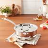 imageCuisinart MCP11620N MultiClad Pro Stainless Skillet 20cm Universal Steamer wCover