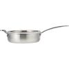 imageCuisinart MCP3324HN MultiClad Pro Stainless 312Quart Saute with Helper and Cover Skillet 35Quart Saut Pan wHelper ampamp CoverSaut Pan wHelper  Cover