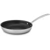 imageCuisinart MultiClad Pro 12quot wHelper Handle Skillet Inch Stainless SteelNonstick Open Skillet