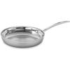 imageCuisinart MultiClad Pro 12quot wHelper Handle Skillet Inch Stainless SteelOpen Skillet