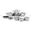 imageCuisinart 12 Piece Cookware Set MultiClad Pro Triple Ply Silver MCP12N15Piece