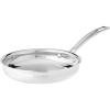 imageCuisinart MultiClad Pro 12quot wHelper Handle Skillet Inch Stainless SteelOpen Skillet