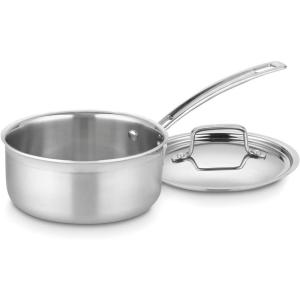 imageCuisinart MCP1918N MultiClad Pro Stainless Steel 2Quart Saucepan with CoverSaucepan wCover