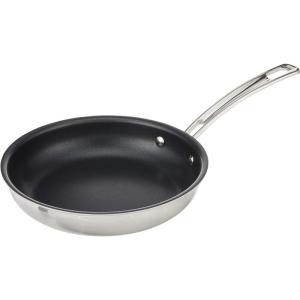 imageCuisinart MultiClad Pro 12quot wHelper Handle Skillet Inch Stainless SteelNonstick Open Skillet