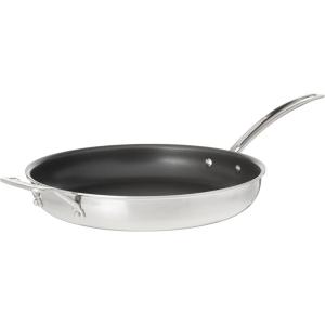 imageCuisinart MultiClad Pro 12quot wHelper Handle Skillet Inch Stainless SteelNonstick Skillet wHelper