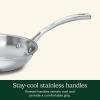 imageCuisinart French Classic TriPly Stainless 10Piece Cookware Set SilverCookware Set