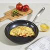 imageCuisinart GG3330H 55Quart Saute Pan with Helper Handle and Cover GreenGourmet Black10Inch