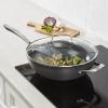 imageCuisinart GG3330H 55Quart Saute Pan with Helper Handle and Cover GreenGourmet Black12Inch