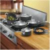 imageCuisinart GG3330H 55Quart Saute Pan with Helper Handle and Cover GreenGourmet Black12Piece