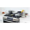 imageCuisinart GG3330H 55Quart Saute Pan with Helper Handle and Cover GreenGourmet Black12Piece