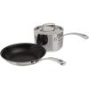 imageCuisinart French Classic TriPly Stainless 10Piece Cookware Set SilverNonstick Skillet and Saucepan Set