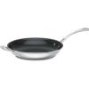 imageCuisinart French Classic TriPly Stainless 8Inch Nonstick SkilletNonStick Fry Pan wHelper Handle