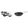 imageCuisinart GG1914 GreenGourmet HardAnodized Nonstick 1Quart Saucepan with Cover BlackStainless12Piece