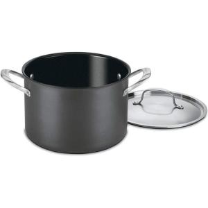 imageCuisinart GreenGourmet HardAnodized Nonstick 6Quart Stock Pot with CoverBlack