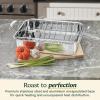 imageCuisinart 16Inch Roaster Chefs Classic Rectangular Roaster with Rack Stainless Steel 711716URP1Stainless Steel