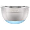 imageCuisinart 3Piece Stainless Steel Mixing Bowls with Nonslip Base 15qt 3qt ampamp 5qt3Piece