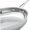 imageCuisinart 42230H Contour Stainless 12Inch Open Skillet with Helper Handle SilverSilver