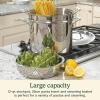 imageCuisinart 4Piece Cookware Set 12 Quarts Chefs Classic Stainless Steel PastaSteamer 77412P1