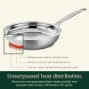 imageCuisinart 72236H Chefs Classic 14Inch Helper Handle Skillet Stainless SteelStainless Steel
