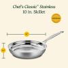 imageCuisinart 72236H Chefs Classic 14Inch Helper Handle Skillet Stainless SteelStainless Steel